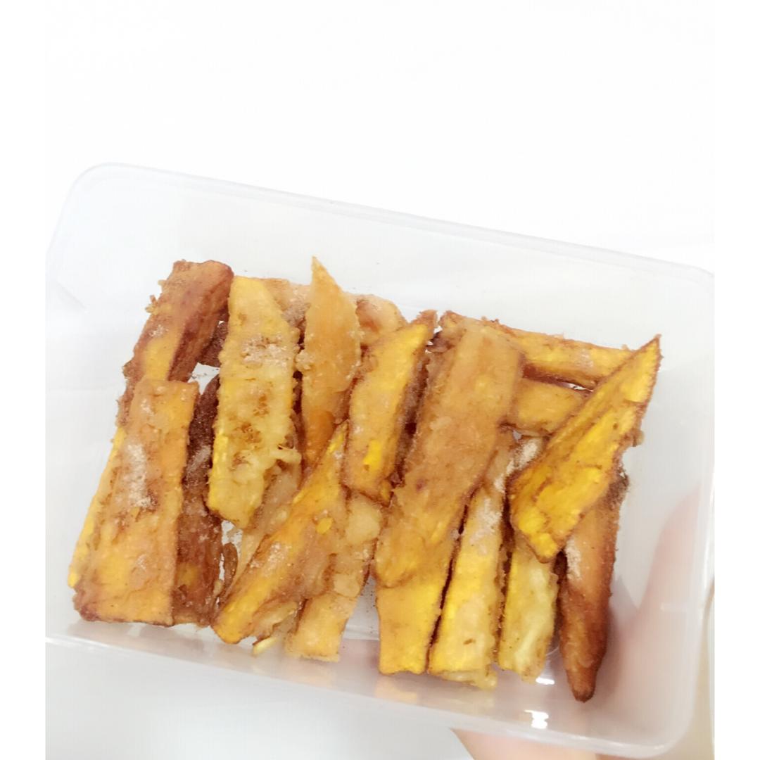 甘梅薯条（不可不试的酸甜开胃炸物）