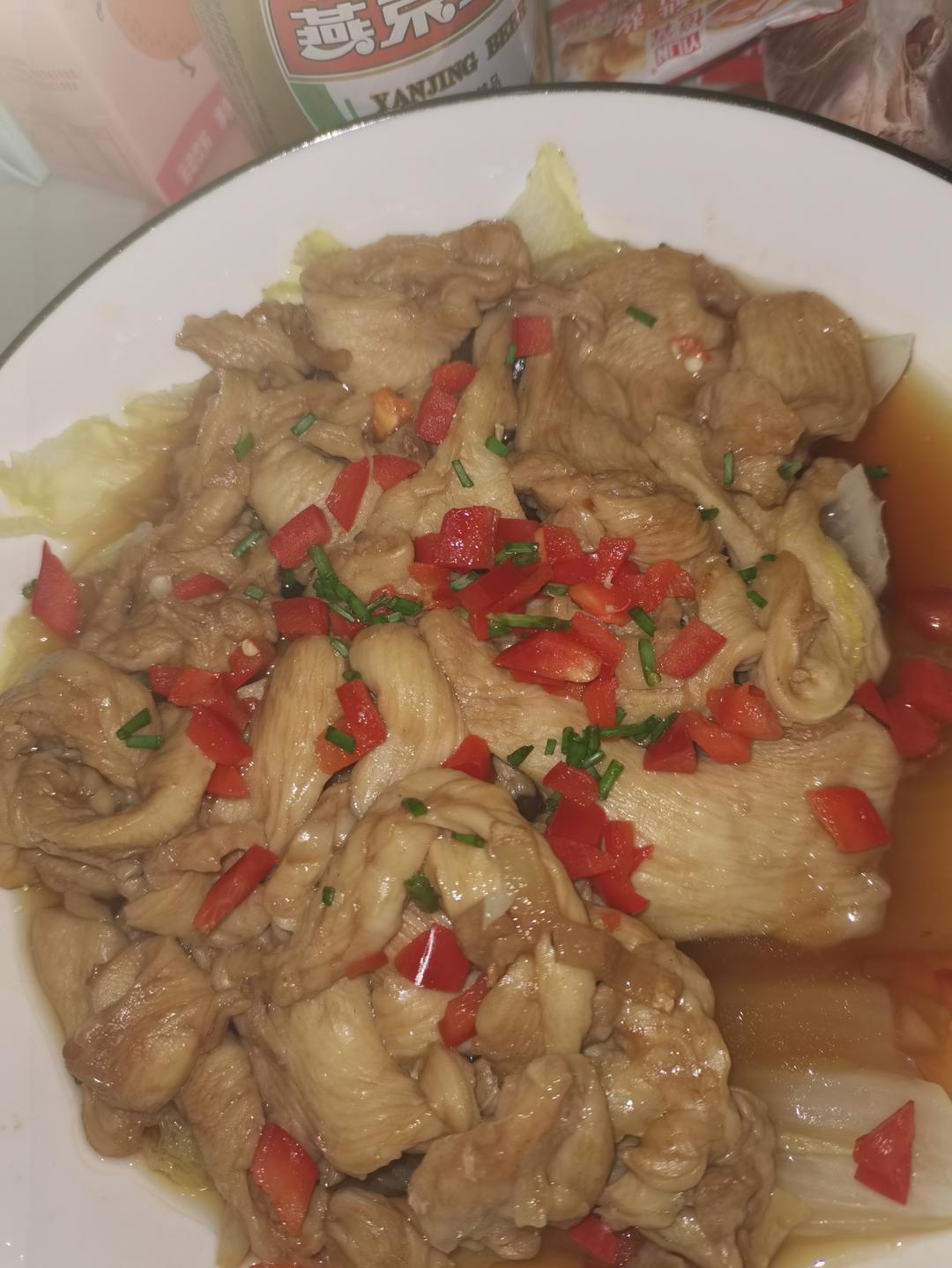 嫩滑蒸鸡胸肉-减脂餐的做法