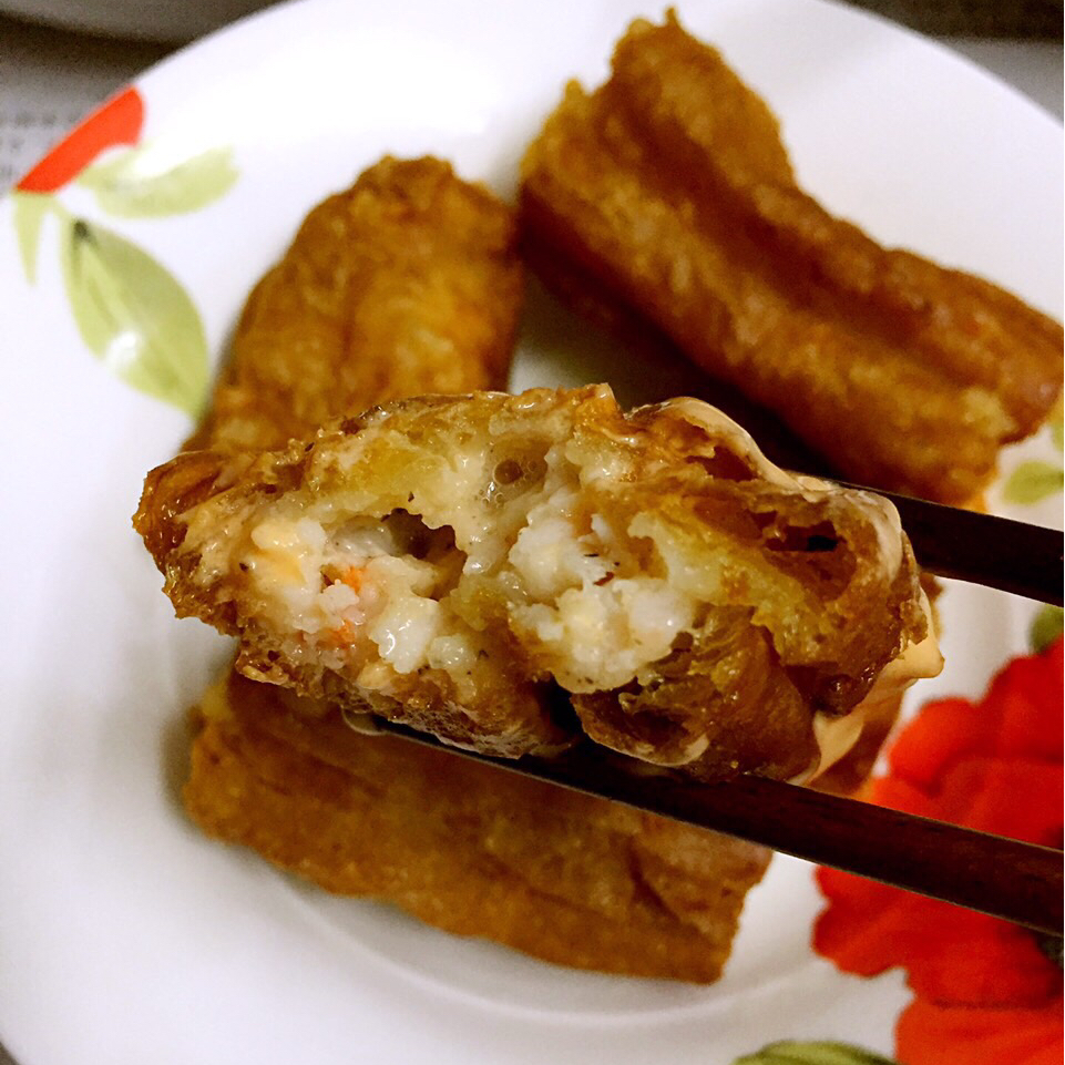 菠萝油条虾
