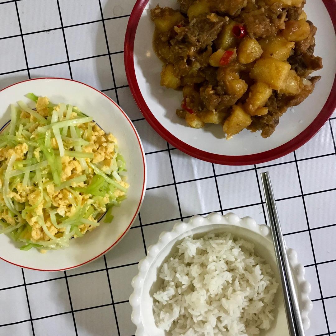 土豆烧排骨（快速版)