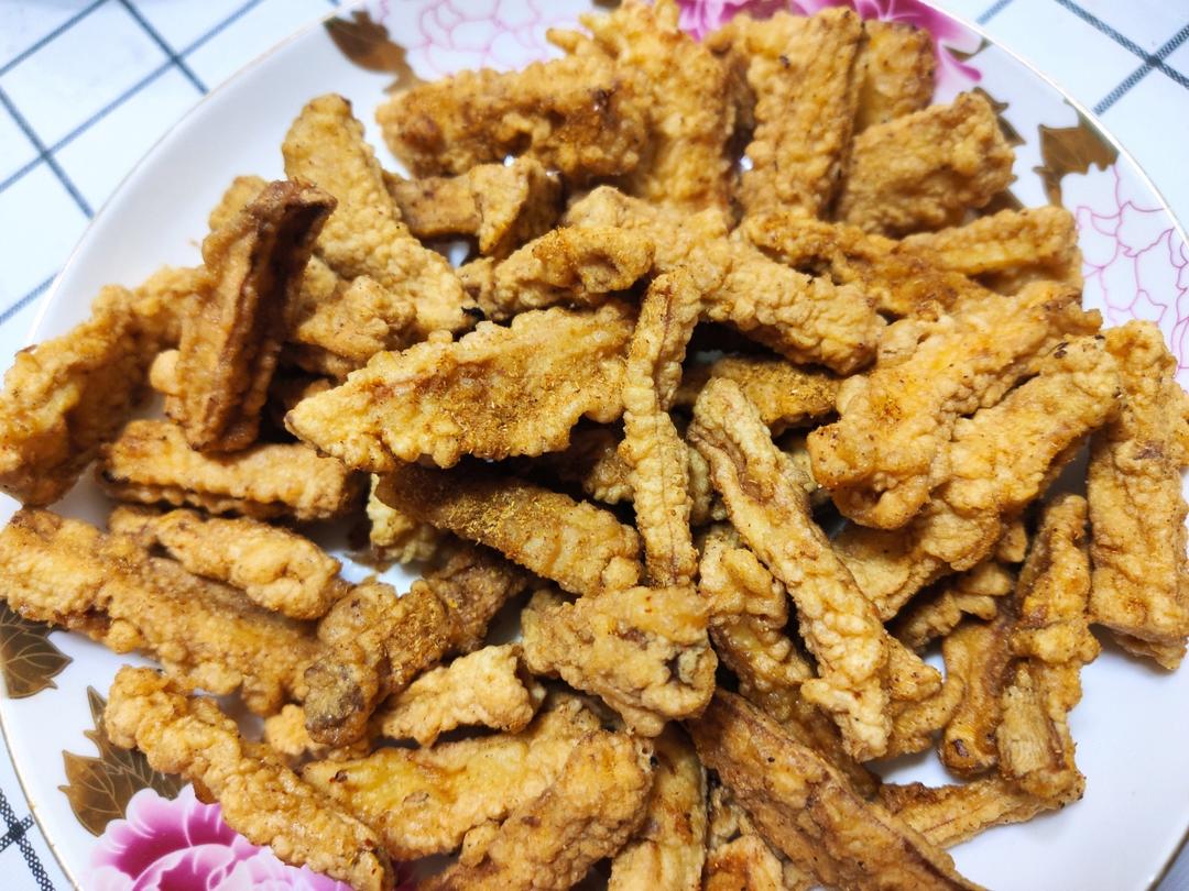 ‼️比吃小酥肉还过瘾✅巨好吃的椒盐杏鲍菇