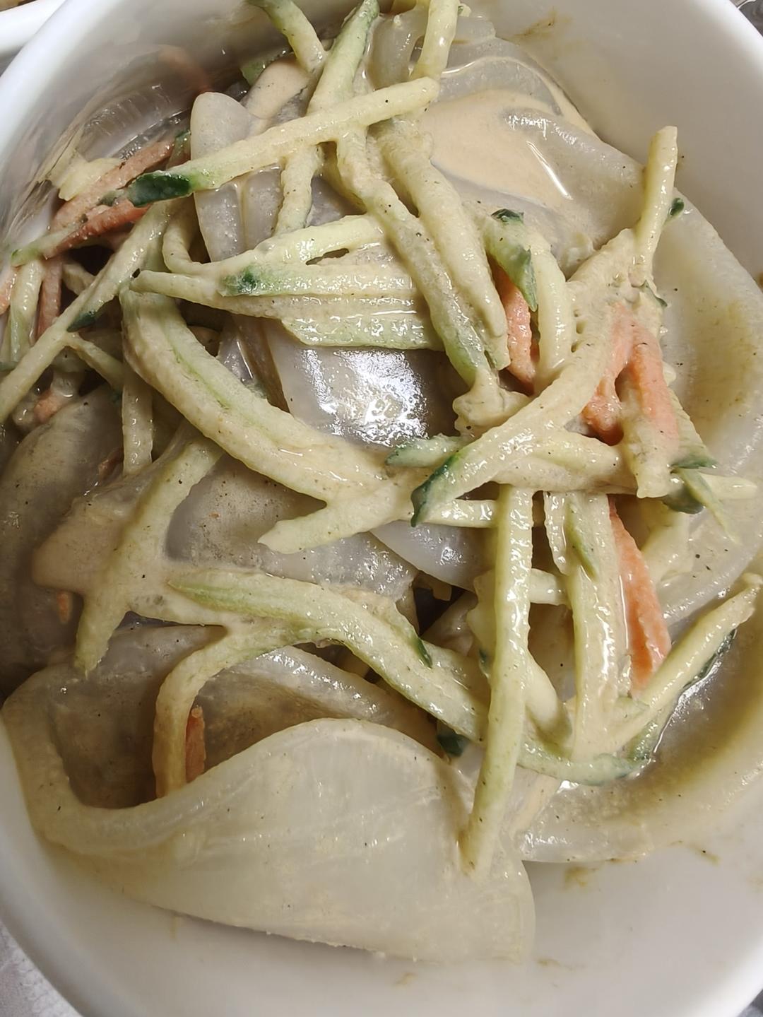 麻酱山药粉皮