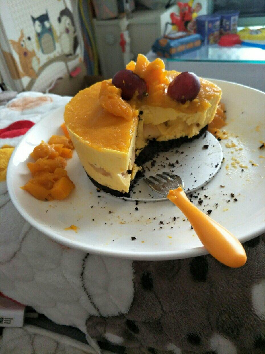 【视频】芒果慕斯（6寸） | 含镜面果胶配方