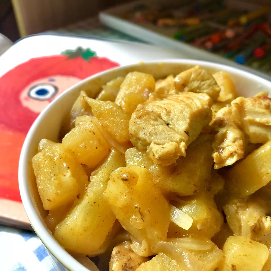 咖喱土豆鸡块