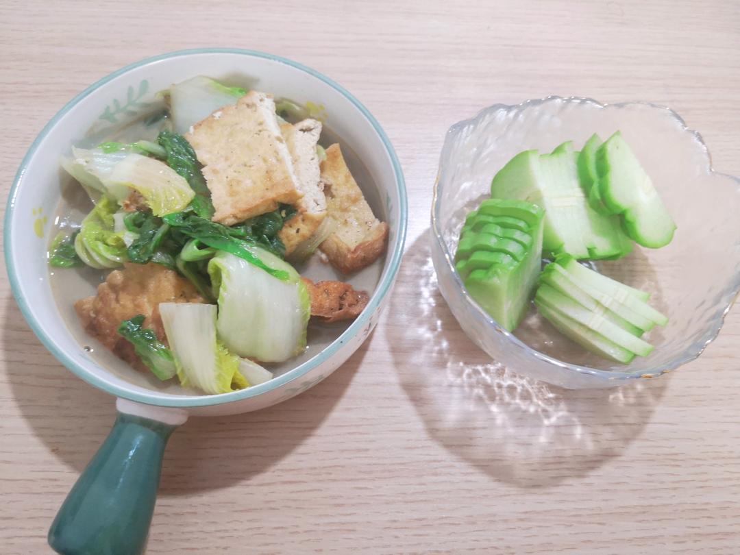 青菜炖豆腐