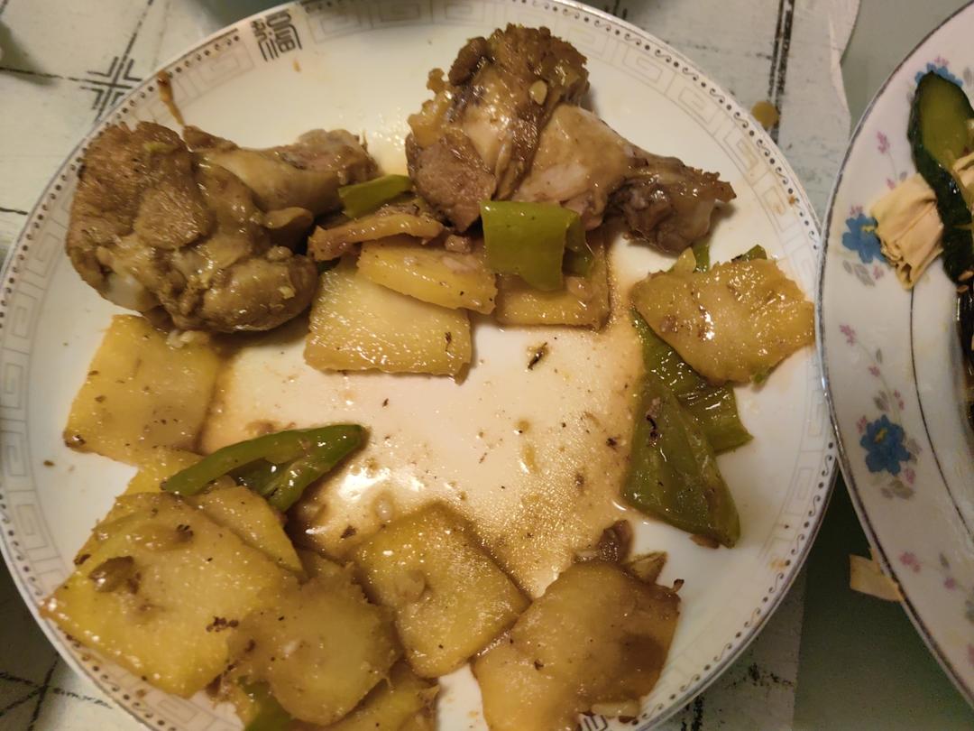 菠萝干煎鸡