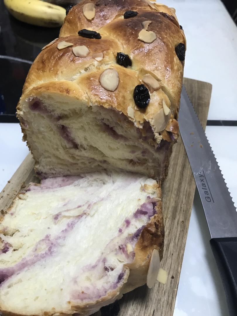 中种大理石纹紫薯吐司