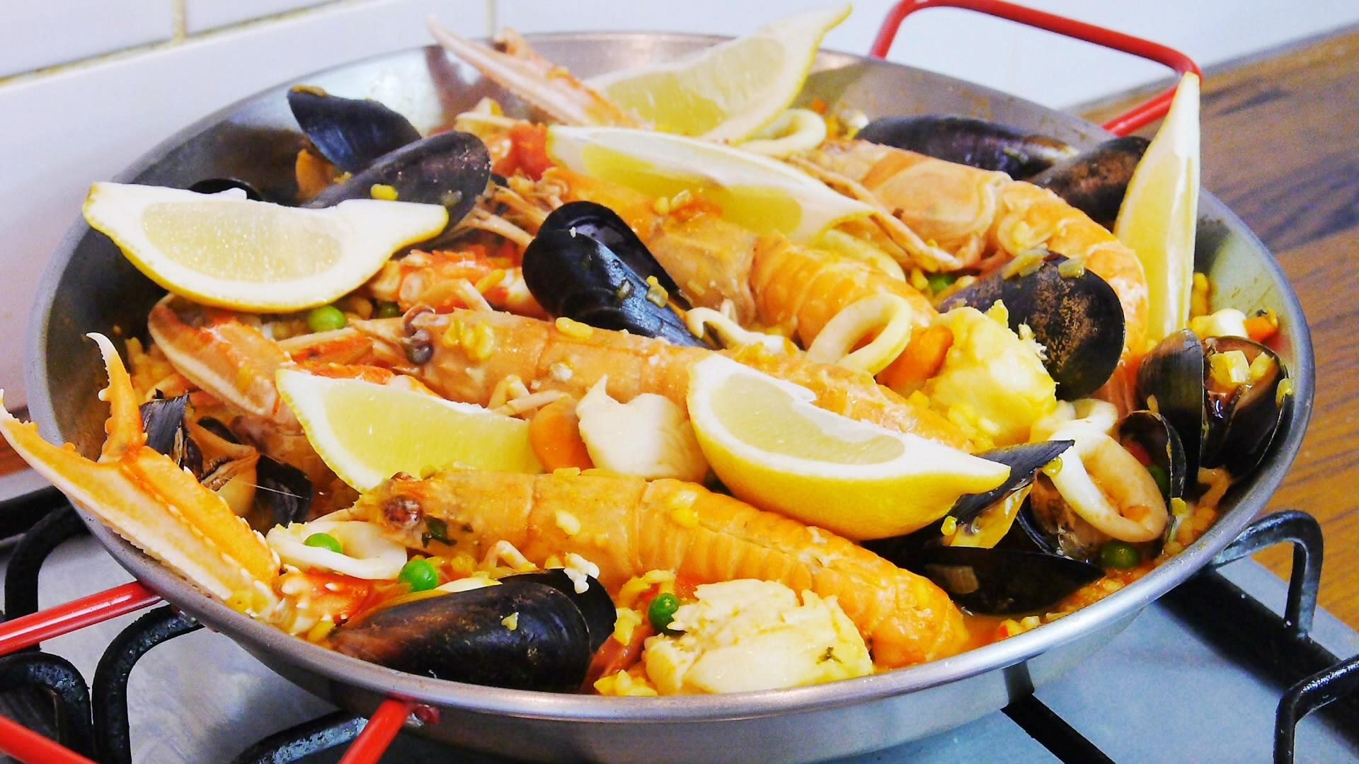 【曼食慢语】Seafood Paella 西班牙海鲜饭的做法 步骤20