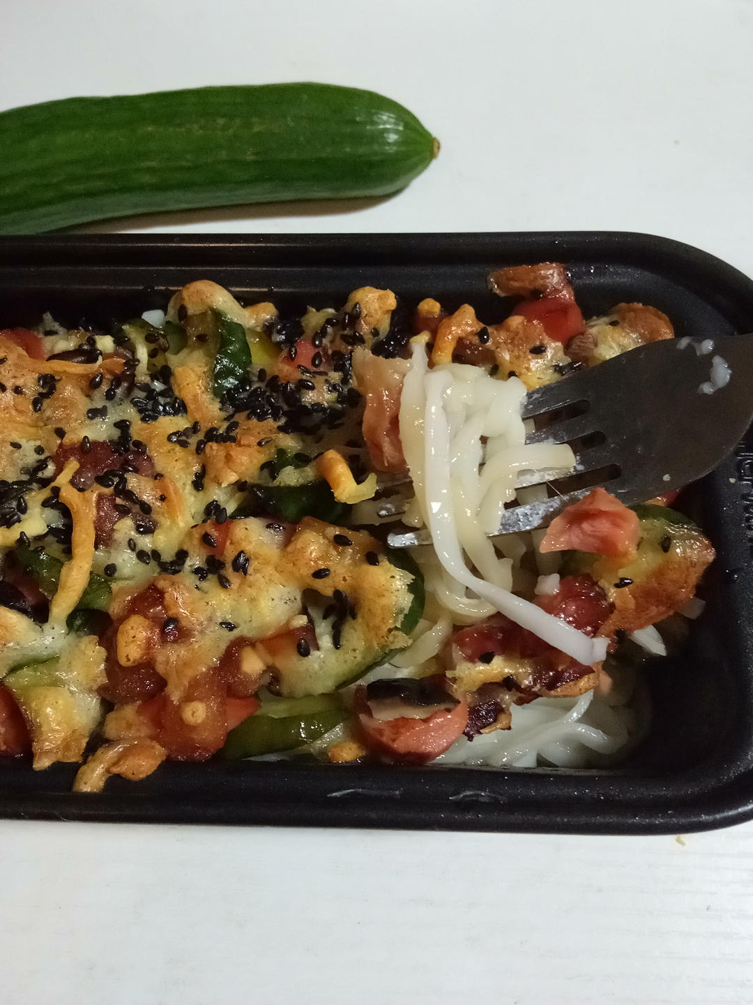 中西合璧芝士焗面条的做法