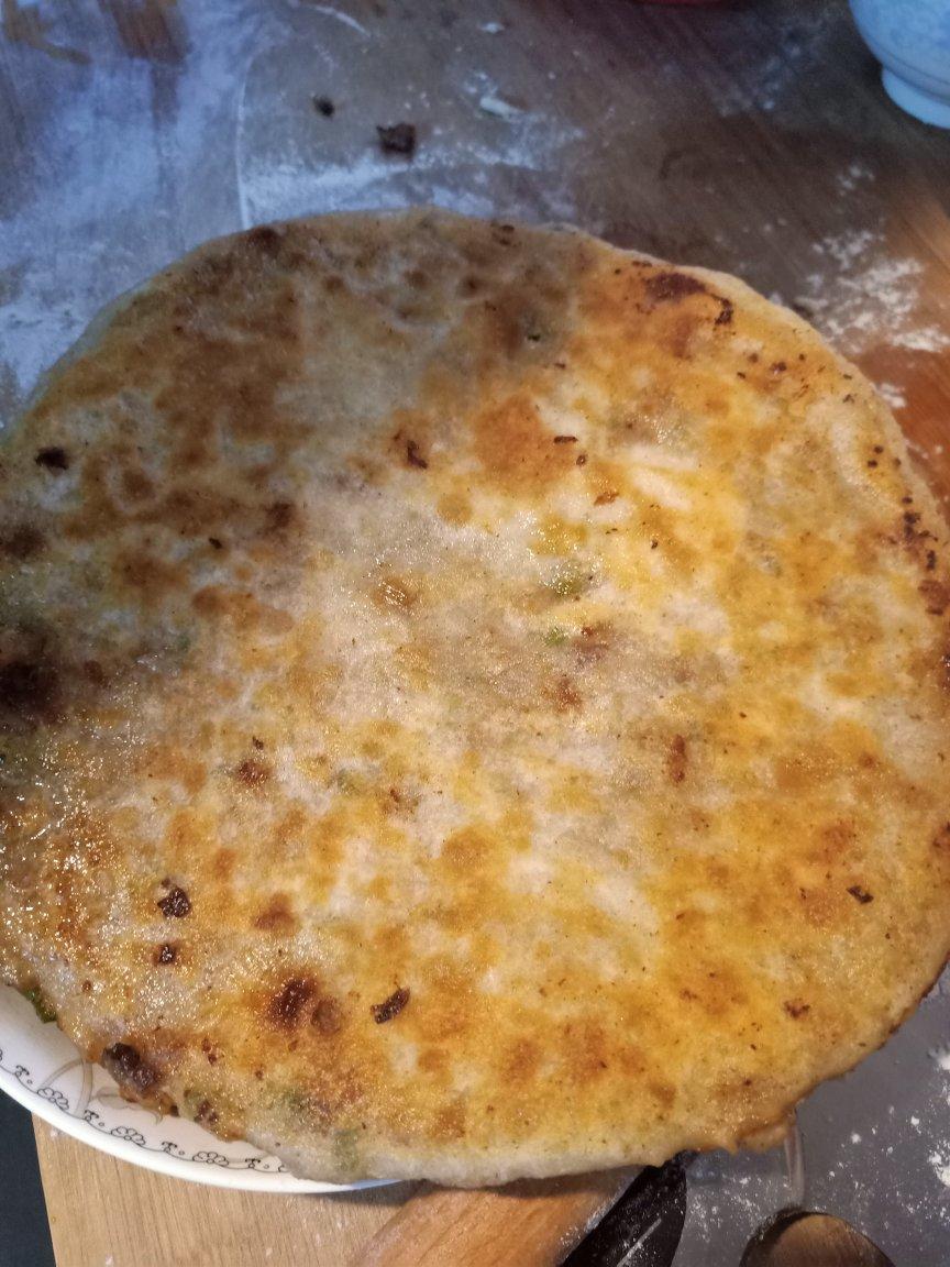 猪肉大葱千层肉饼