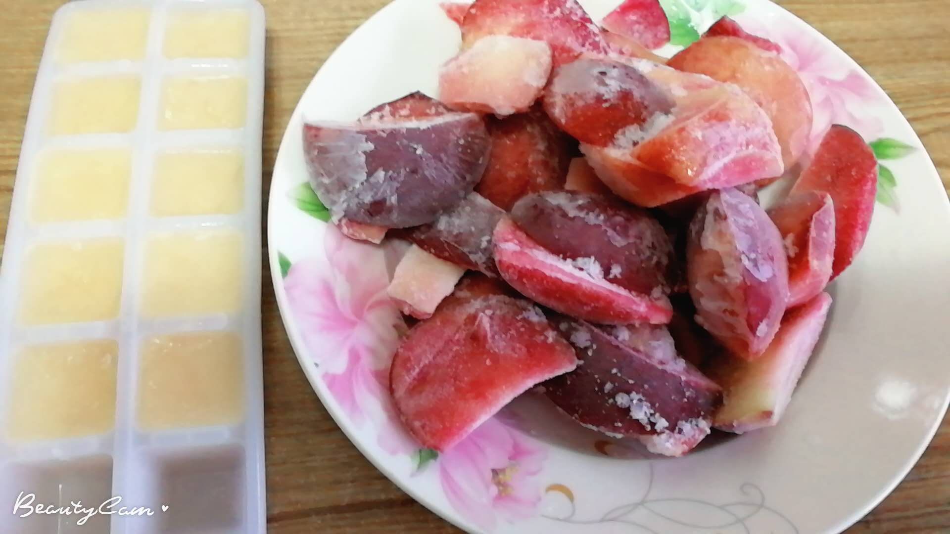 水蜜桃冰激凌【KRUPS厨房机器人版】的做法 步骤1