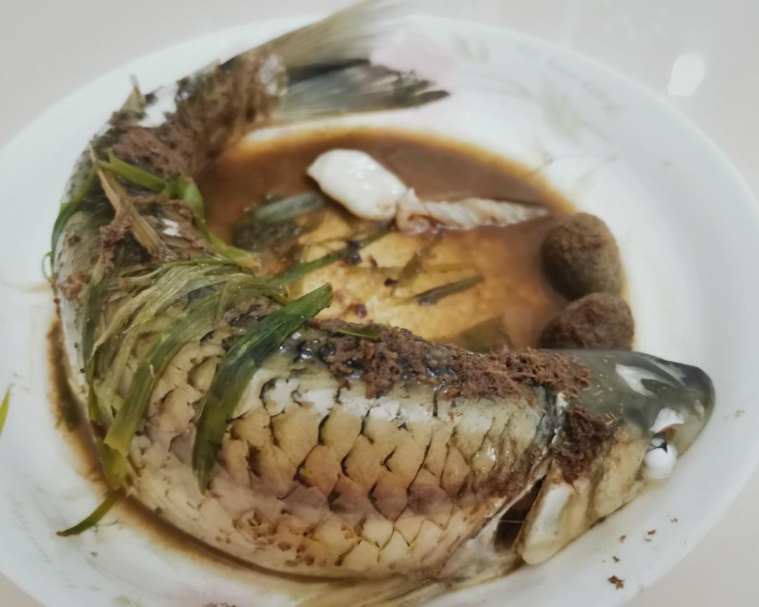 潮汕橄榄糁蒸溪鱼