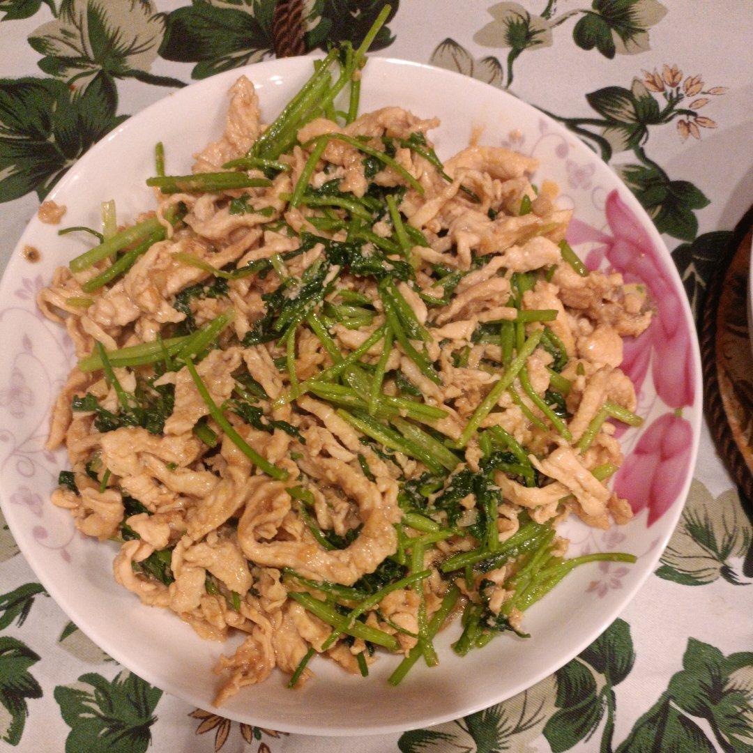 芫爆鸡丝—香菜爱好者