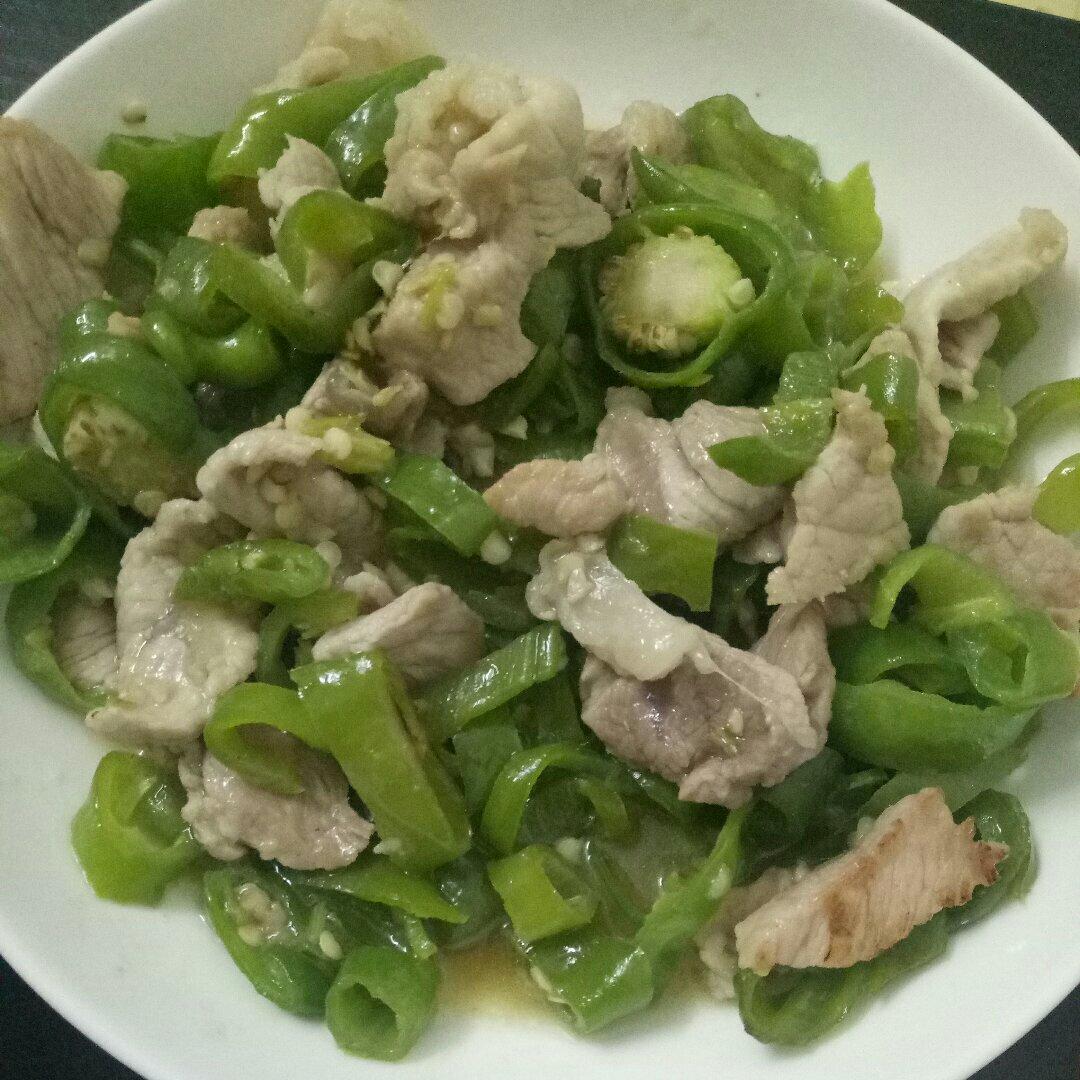 青椒炒肉丝