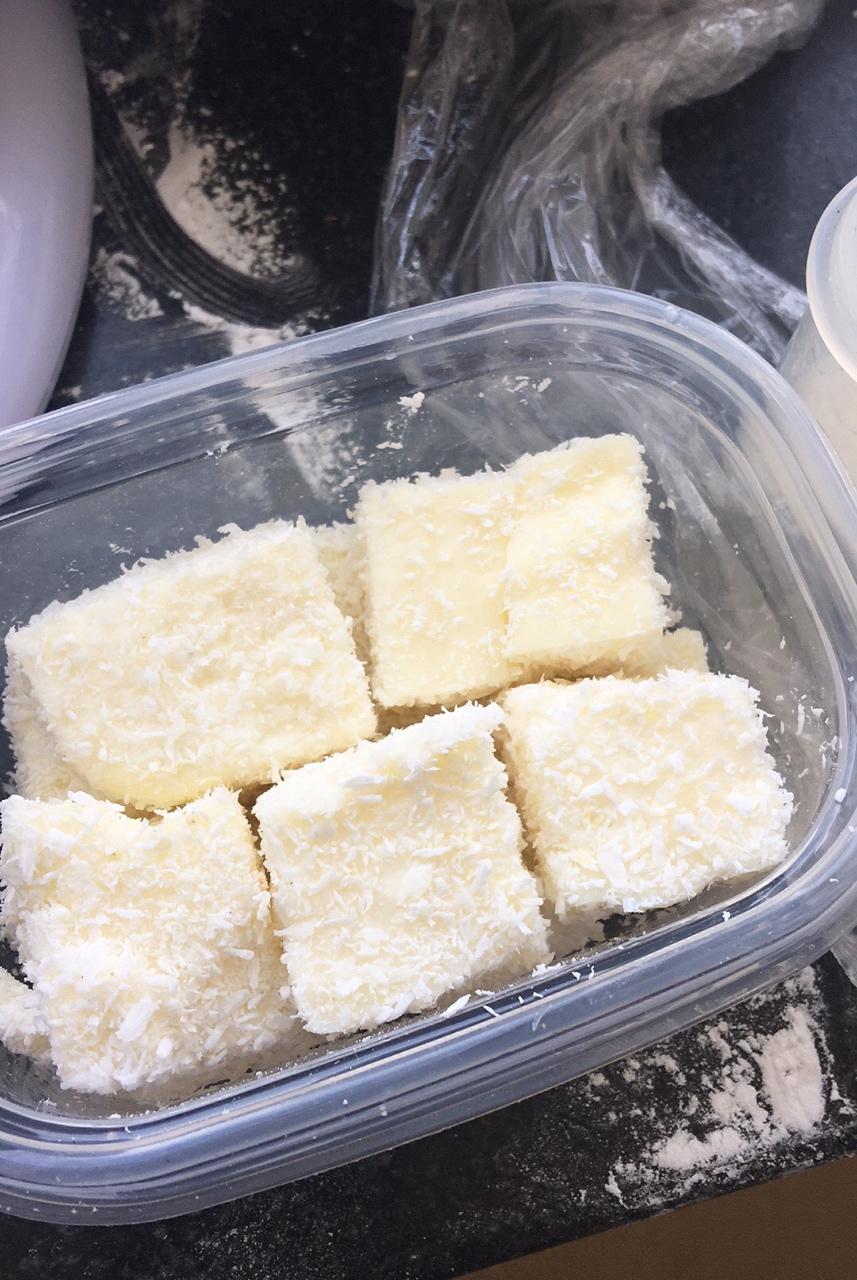 椰蓉牛奶小方