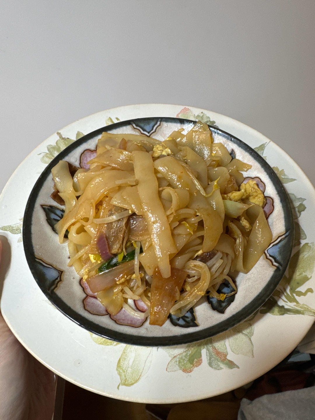 路边摊的炒河粉