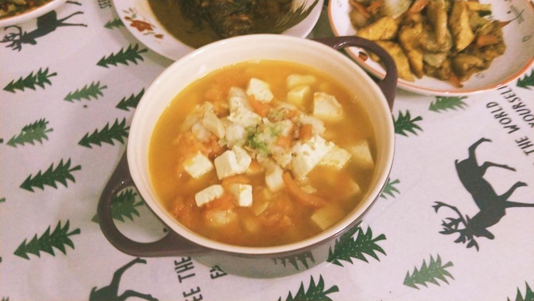 龙利鱼豆腐煲