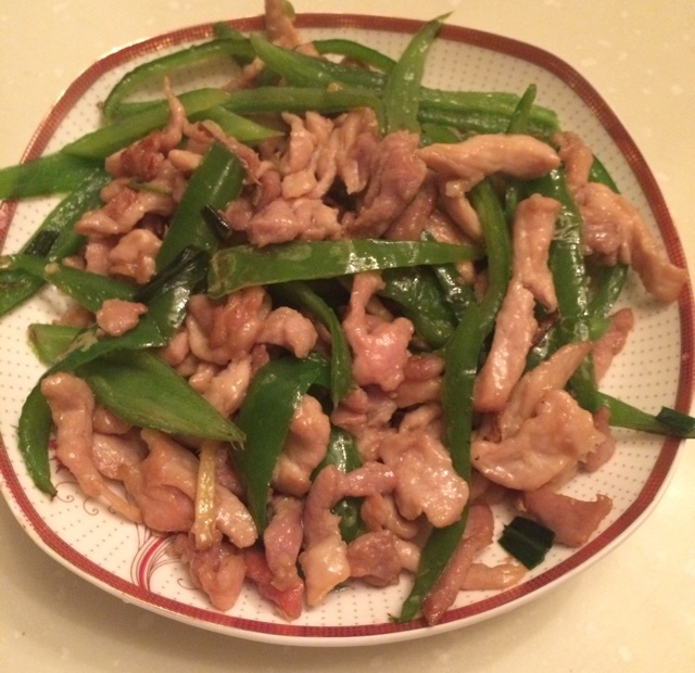 青椒炒肉丝
