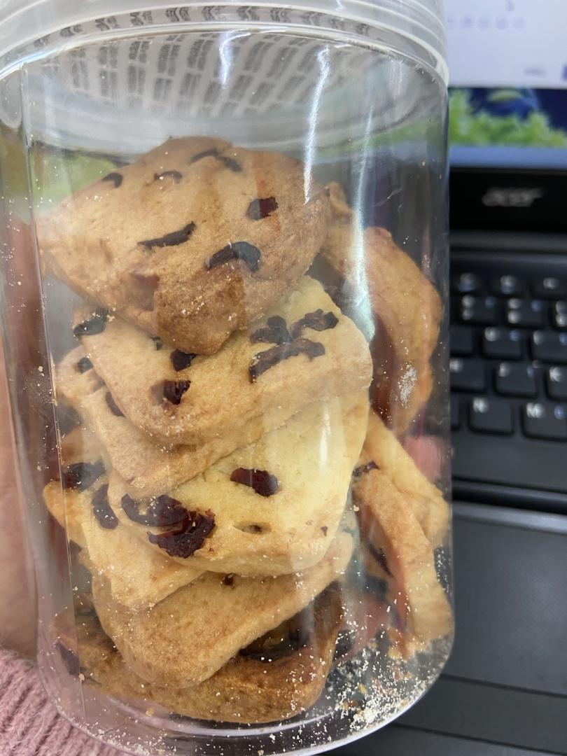 低糖少油版蔓越莓饼干