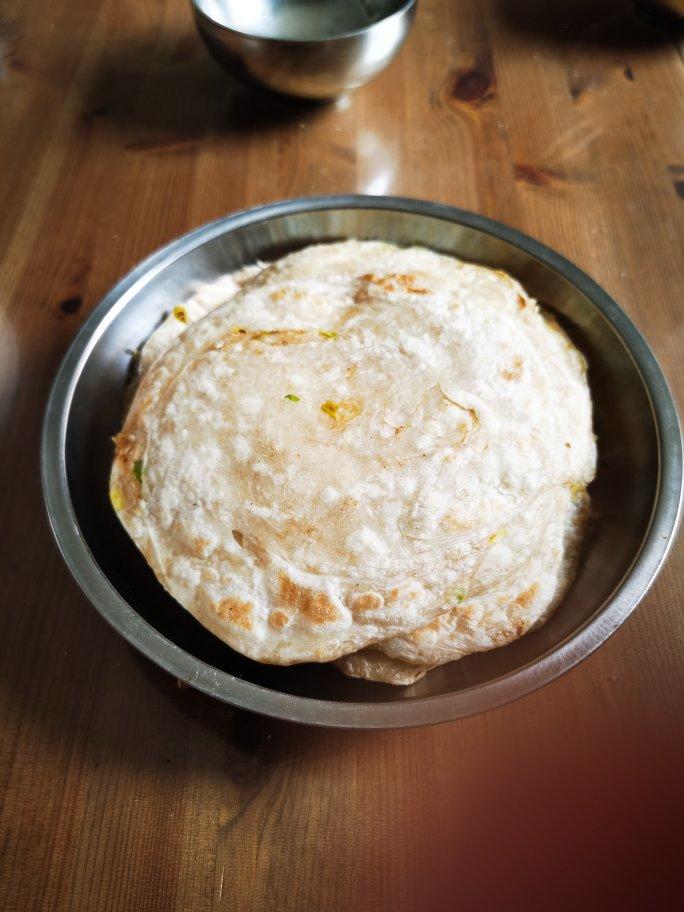 香酥千层饼，葱油饼，酥掉渣了