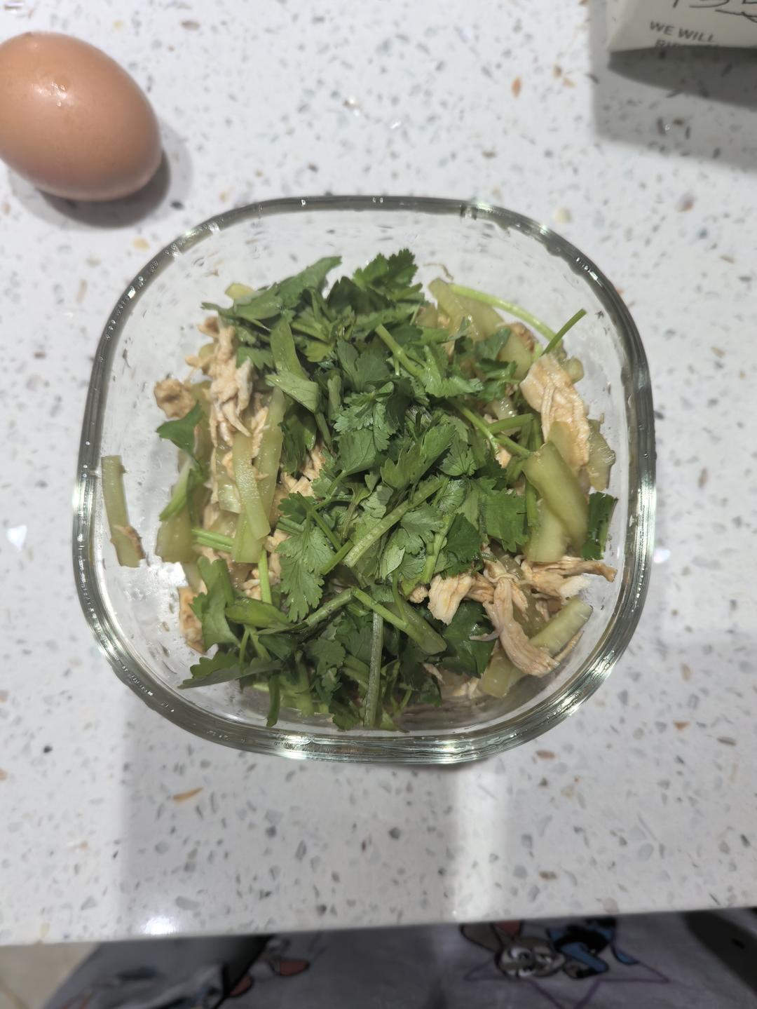 凉拌鸡胸肉丝