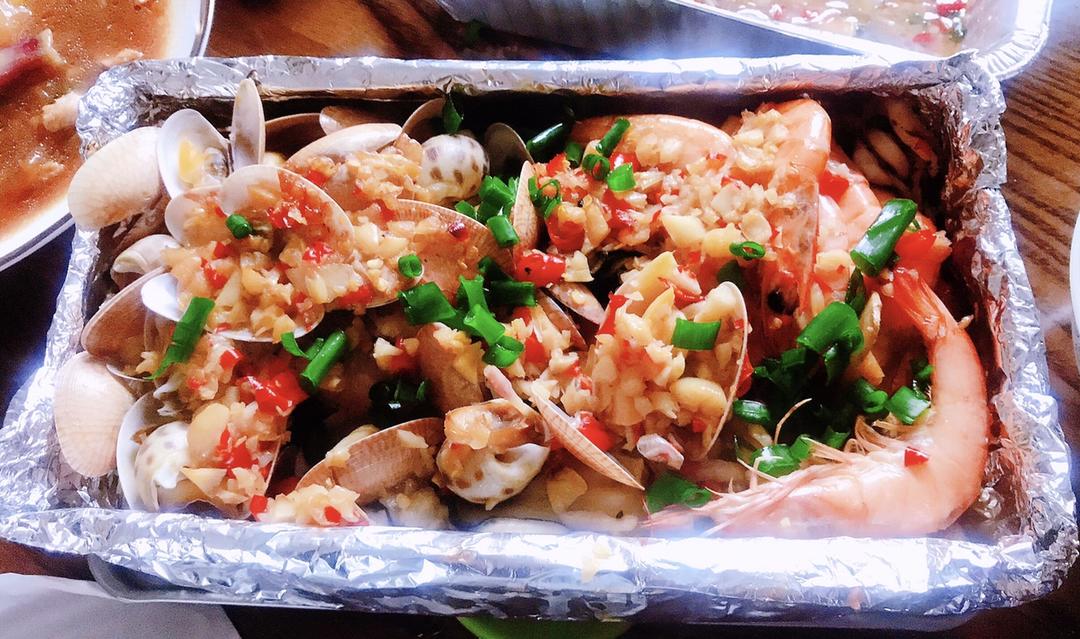 蒜香吮指海鲜大咖——松下NU-JK200W大蒸烤箱食谱