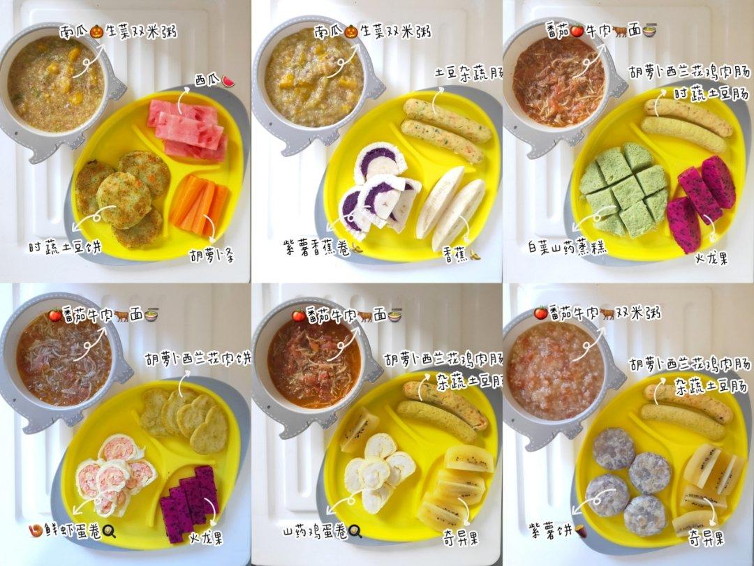 九九辅食记录（6-12月龄）