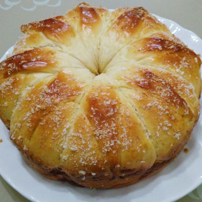 皇冠花朵面包（全套手揉版，零失败的方子）