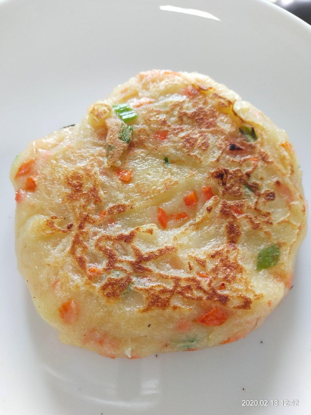 不加一滴水，外酥里嫩的香煎土豆饼❗️