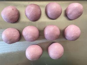 可可爱爱圆滚滚，减脂好帮手💯紫薯芋泥软欧包的做法 步骤10
