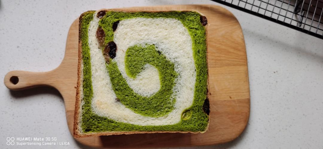 抹茶双色吐司
