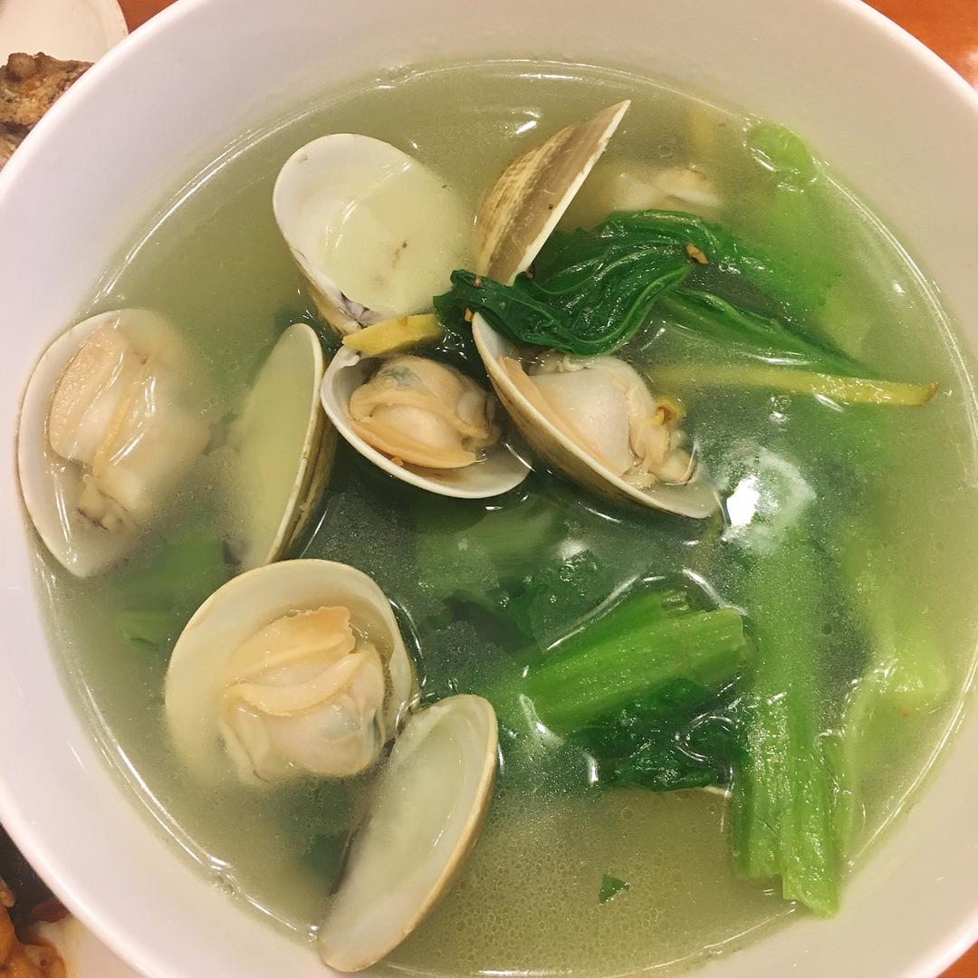 车螺芥菜汤