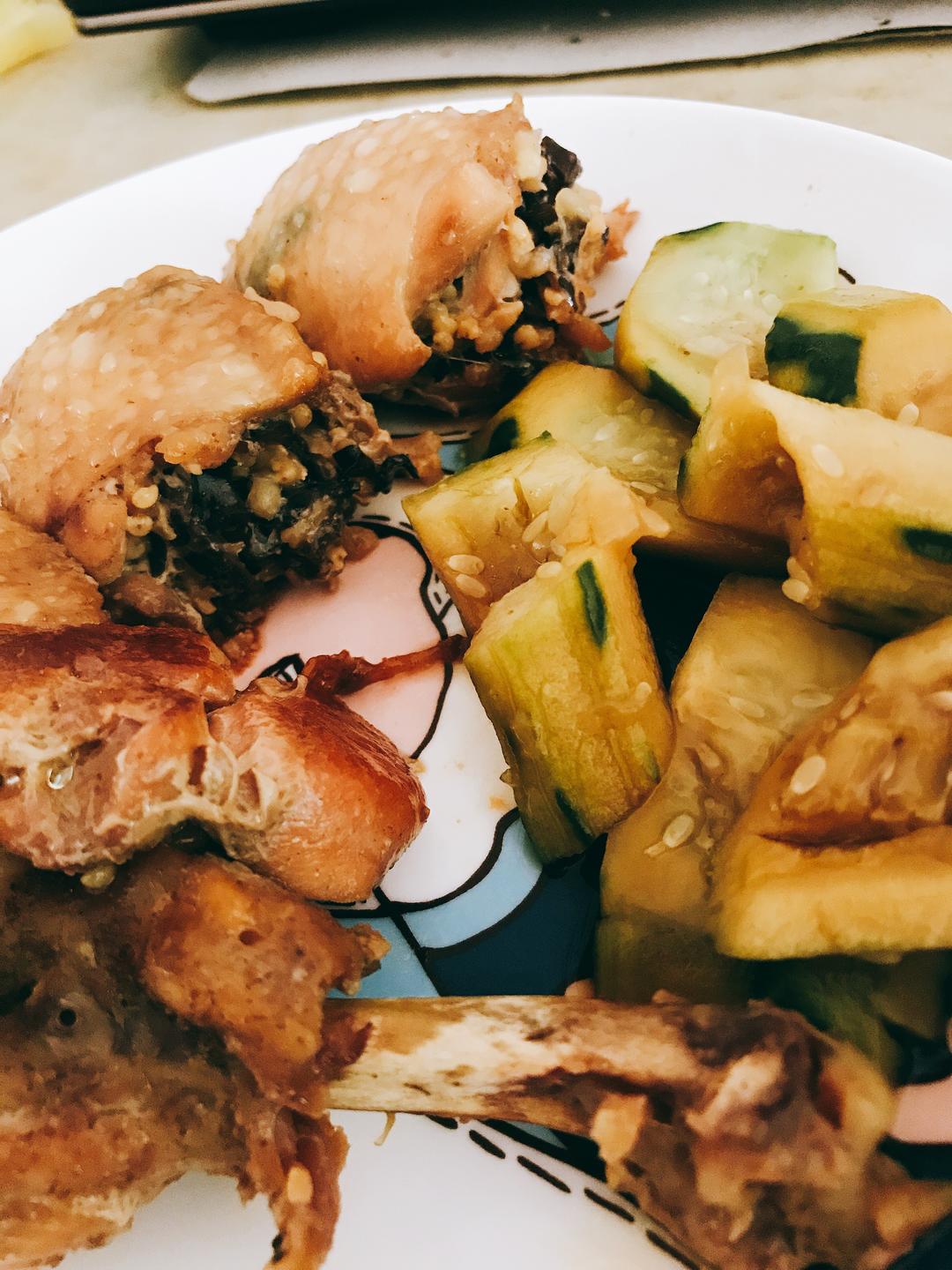 台湾特色小吃  鸡翅包饭（简单易学）