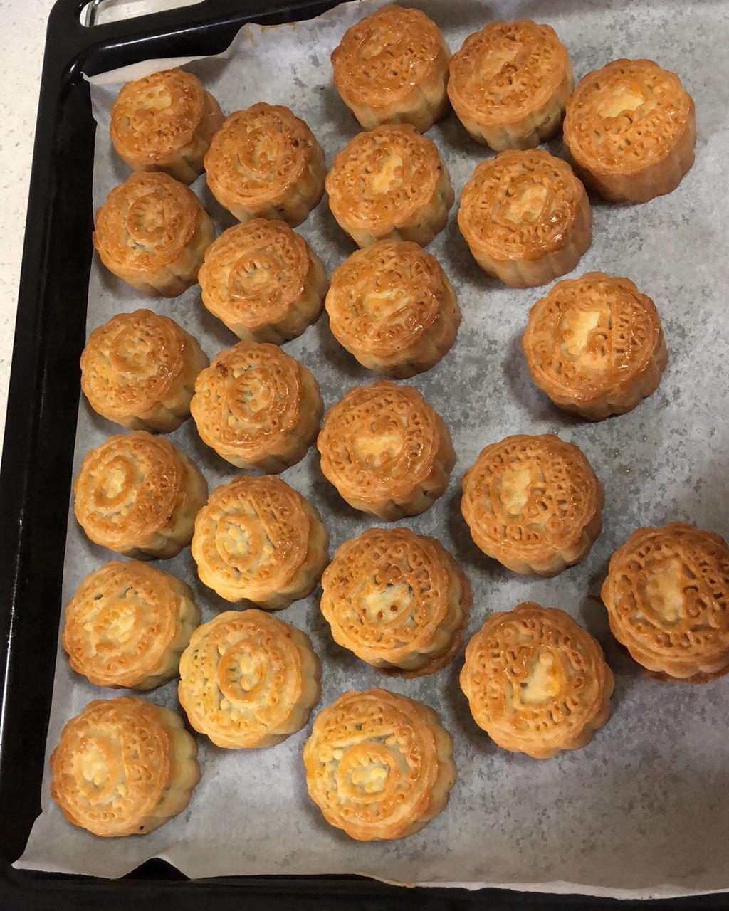 五仁月饼～不用转化糖浆的版本