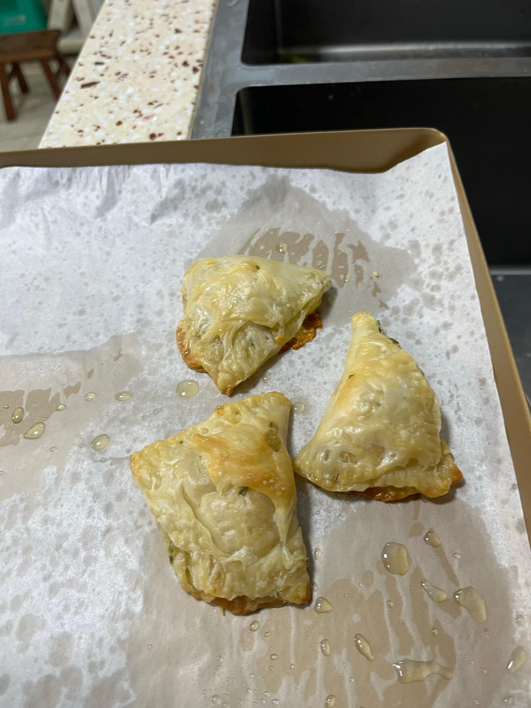 手抓饼芝士肉松派【9月北鼎烤箱食谱】