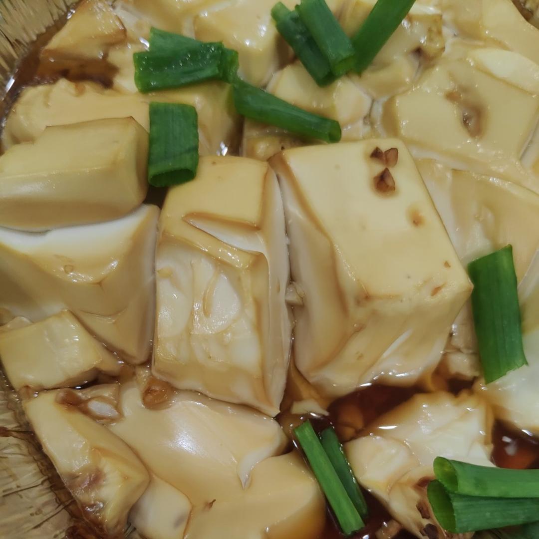 空气炸锅烤嫩豆腐
