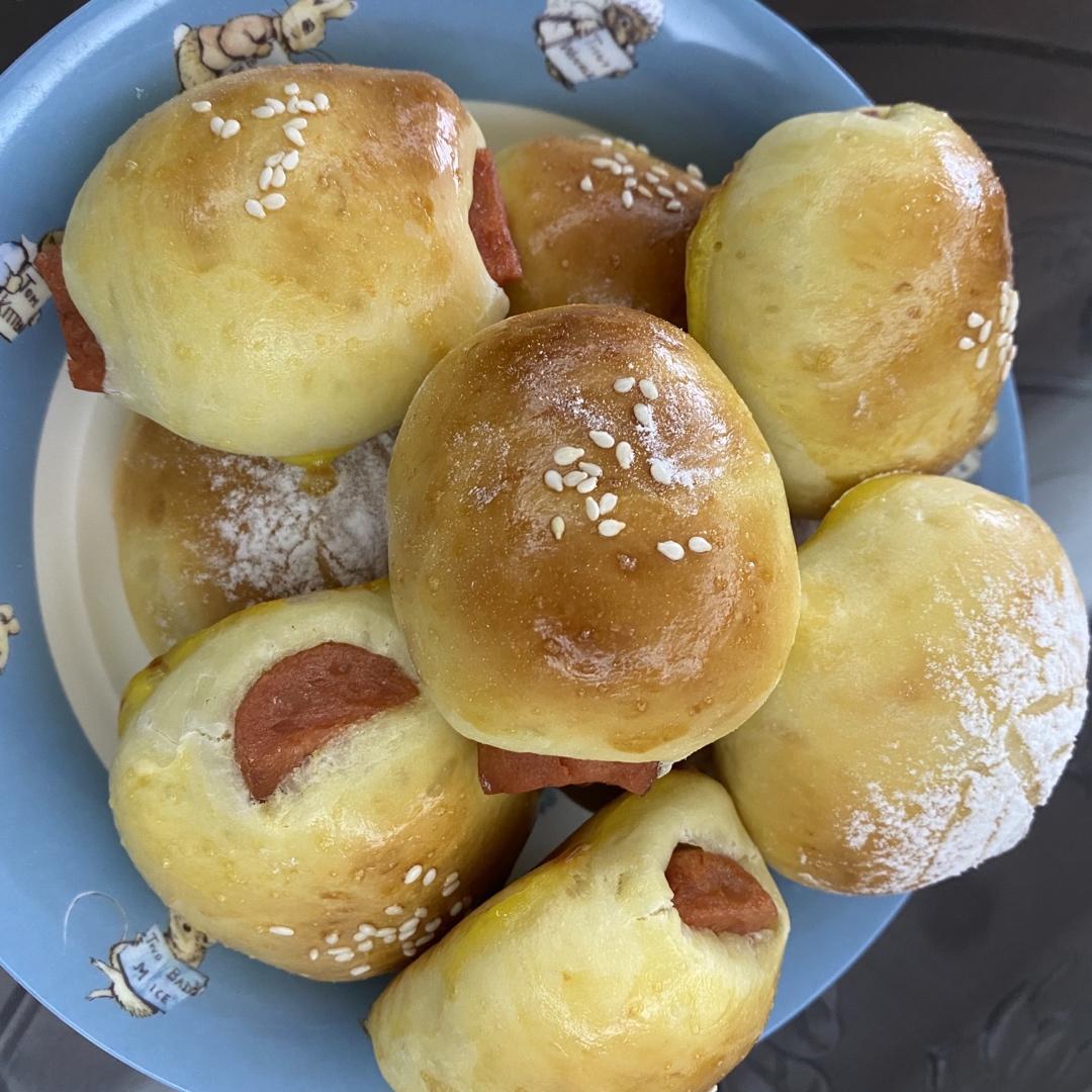 迷你肠仔包(手工揉面)