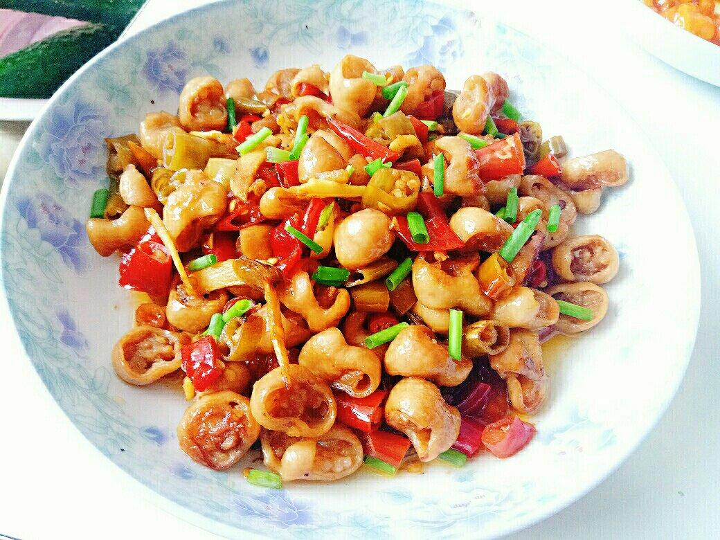 2017-08-09 10:36:04赞酸辣肥肠猪大肠,泡