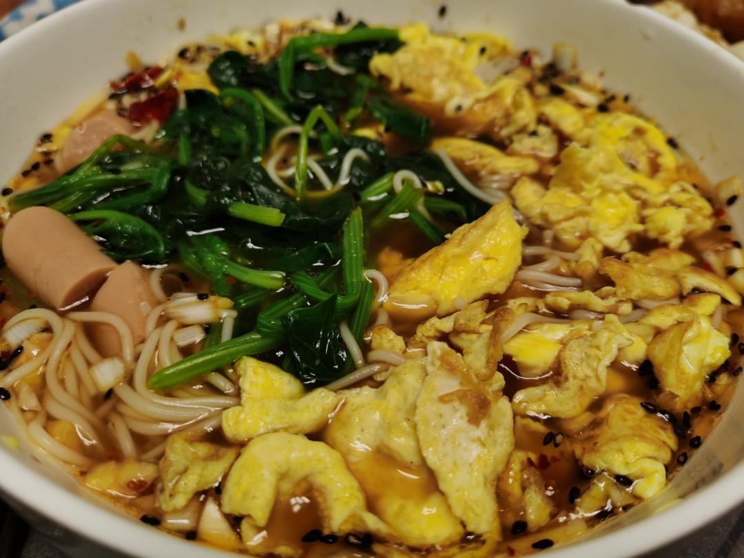 酸辣开胃的酸汤面