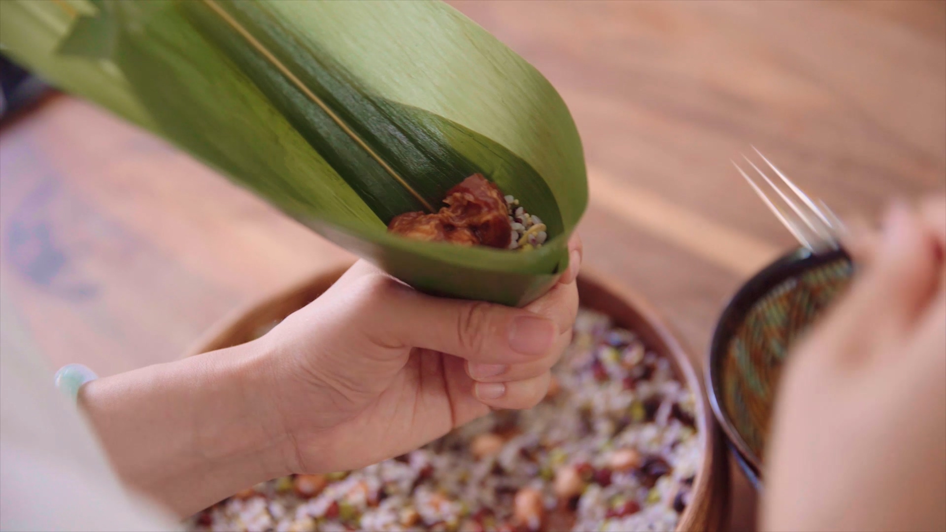 杂粮粽子：粽子的四种包法【曼食慢语】的做法 步骤25
