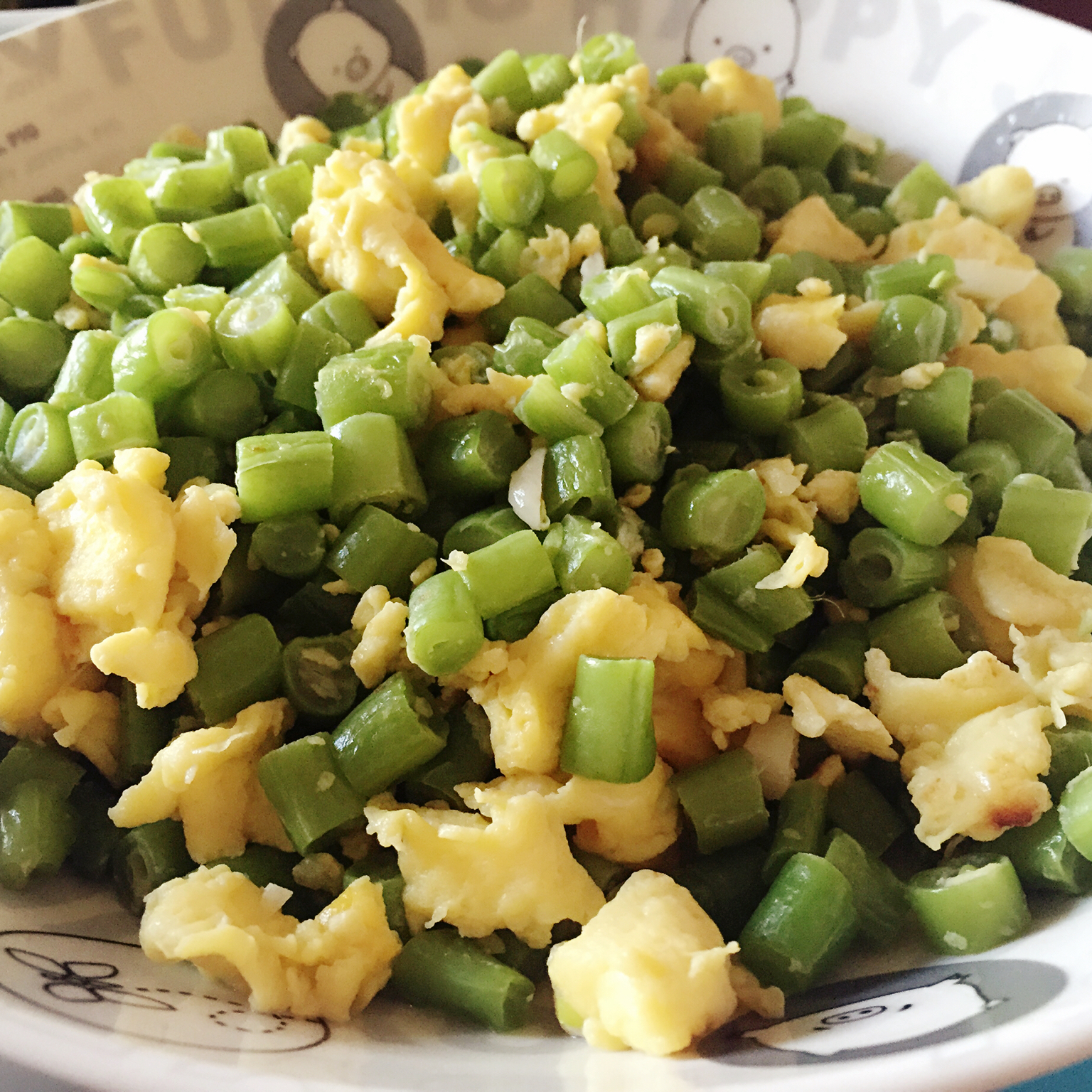 四季豆炒蛋