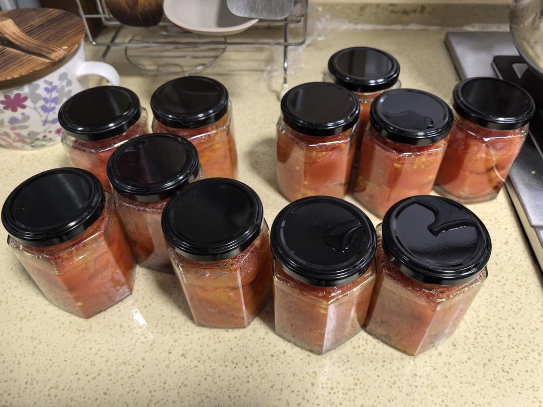 简单又粗暴的自制西红柿酱——长期保存一年不会坏