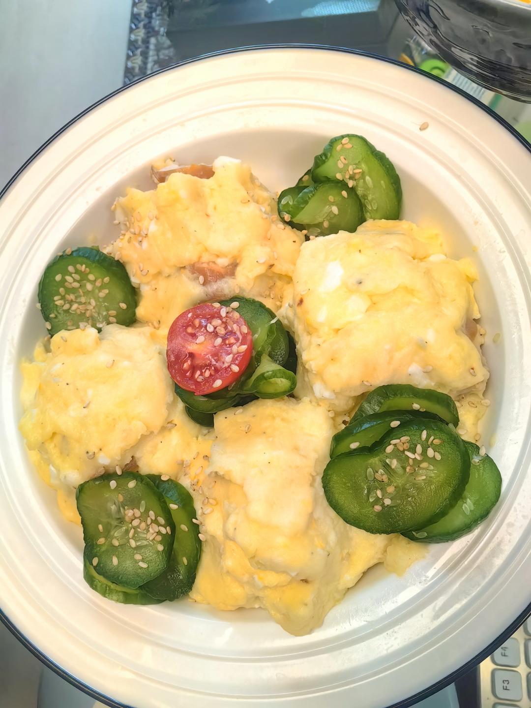 🔥爆好吃的鸡蛋土豆泥沙拉