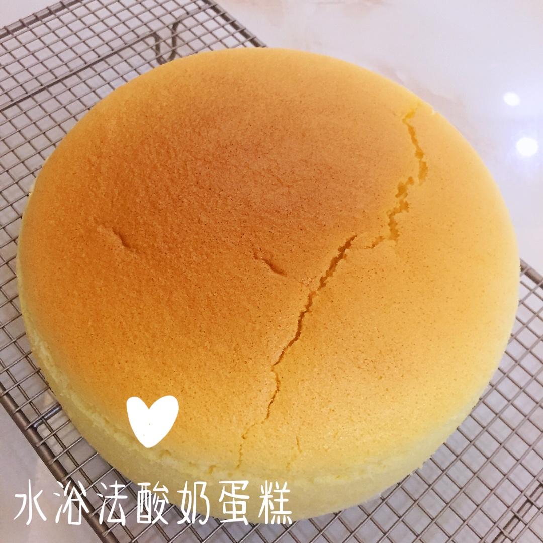 不开裂不回缩不掉皮的酸奶水浴法蛋糕