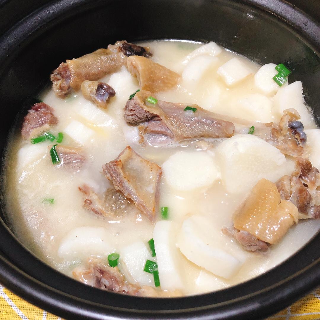 山药炖板鸭