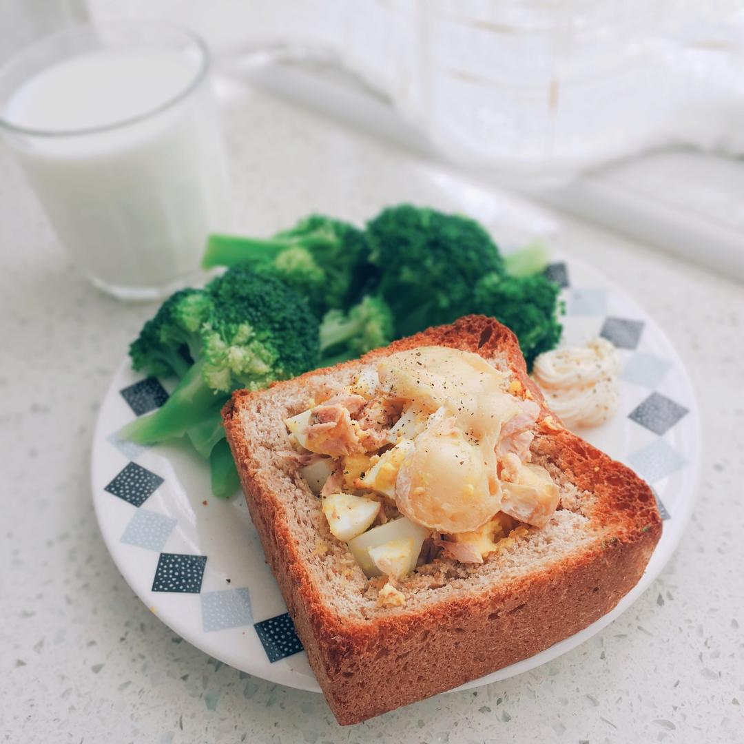 纯奶手撕吐司的做法 步骤1