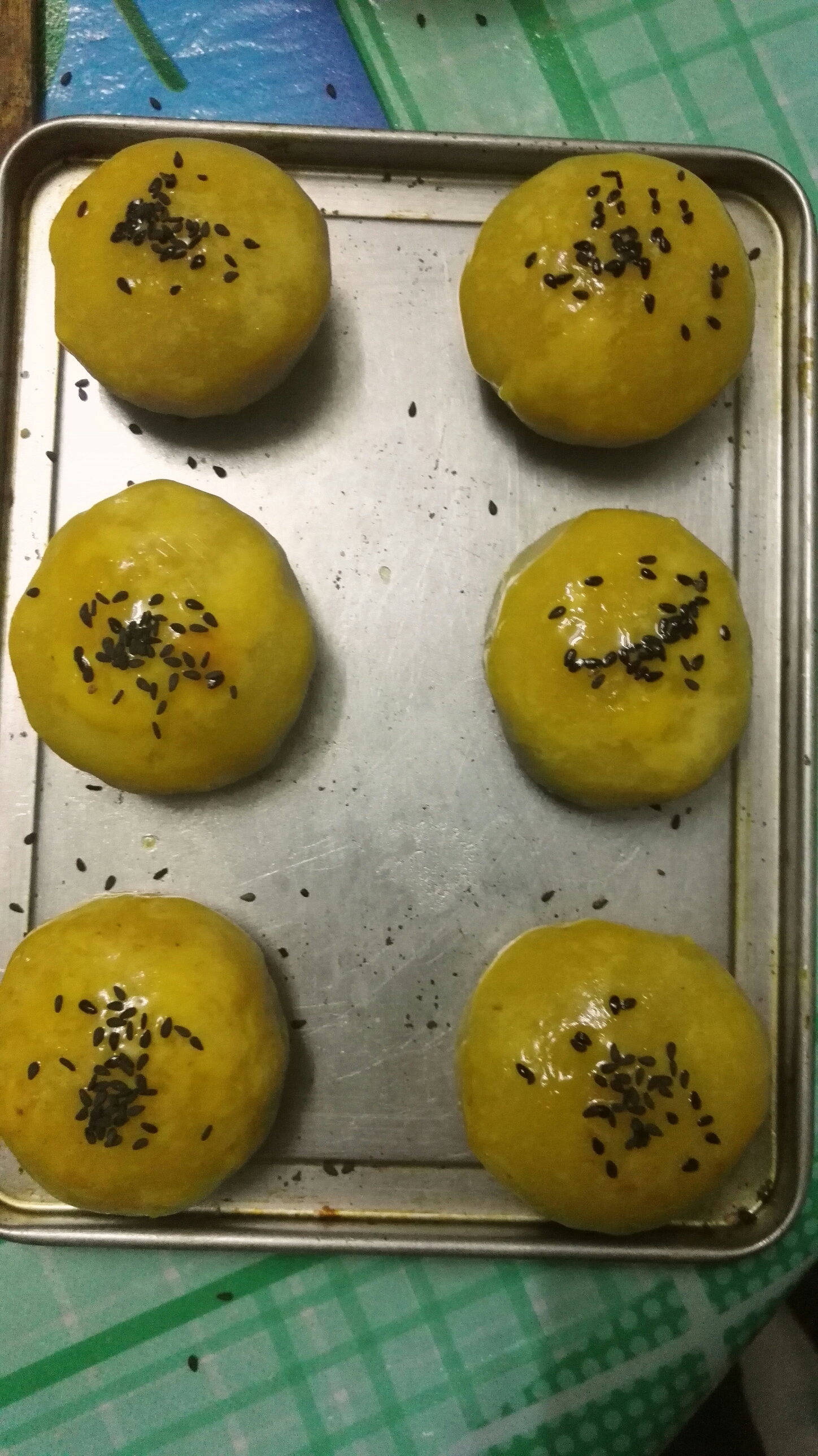 蛋黄酥(花生油版的做法 步骤10