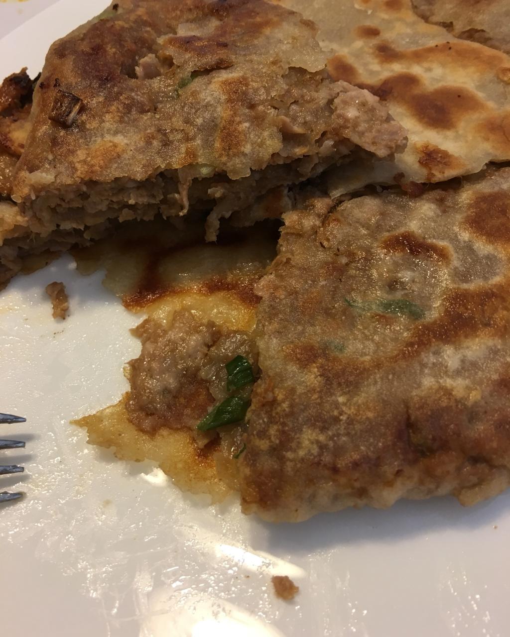 喷香千层肉饼