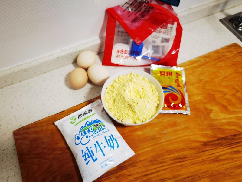 纯奶手撕吐司的做法 步骤1