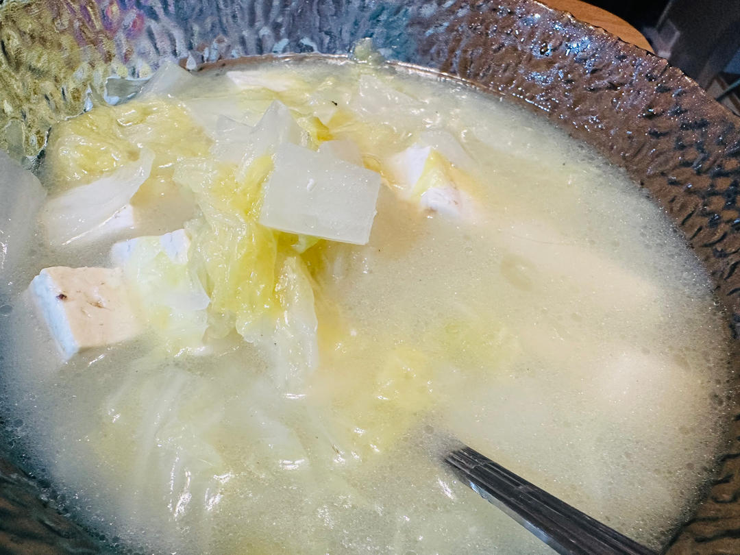 白菜豆腐汤